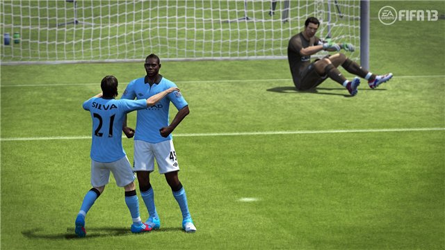 Празднование Балотелли в FIFA 13